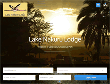 Tablet Screenshot of lakenakurulodge.com